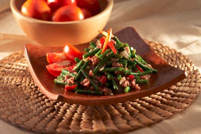 Tumis Kacang Panjang Kornet Pronas